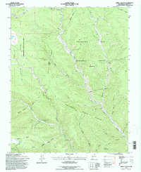Abreu Canyon 1995 topographic map thumbnail