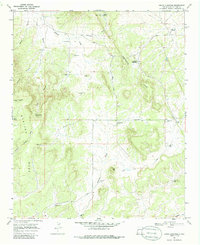 Adams Diggings 1967 topographic map thumbnail