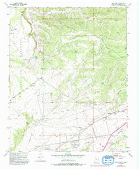 Agua Fria 1951 topographic map thumbnail