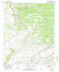 Agua Fria 1951 topographic map thumbnail