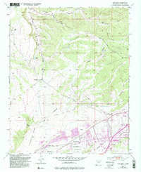Agua Fria 1951 topographic map thumbnail