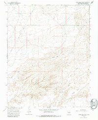 Alamo Mesa West 1966 topographic map thumbnail
