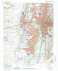 Albuquerque West 1960 topographic map thumbnail