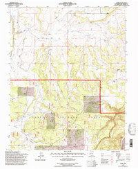 Alire 1995 topographic map thumbnail