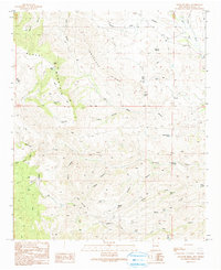 Antelope Ridge 1990 topographic map thumbnail