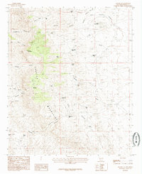 Apache Gap 1985 topographic map thumbnail