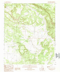 Apache Gap 1989 topographic map thumbnail