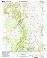Armstrong Canyon 1999 topographic map thumbnail