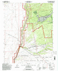 Arroyo Hondo 1995 topographic map preview