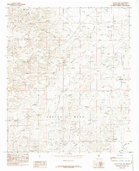 Azotea Peak 1985 topographic map thumbnail