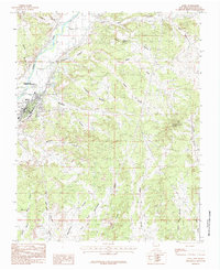 Aztec 1985 topographic map thumbnail