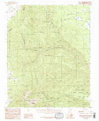Baldy Mountain 1987 topographic map thumbnail