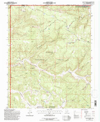 Bancos Mesa 1995 topographic map thumbnail