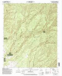 Bay Buck Peaks 1995 topographic map thumbnail
