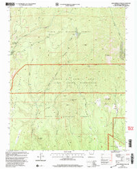 Bear Springs Peak 2002 topographic map thumbnail