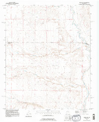 Belen SW 1991 topographic map thumbnail