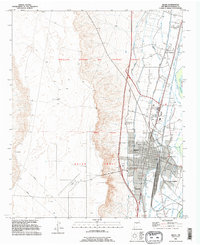 Belen 1991 topographic map thumbnail