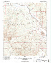 Bernalillo NW 1990 topographic map thumbnail