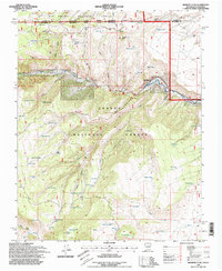 Bighorn Peak 1995 topographic map thumbnail