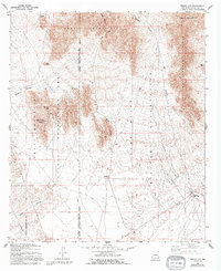 Bishop Cap 1955 topographic map thumbnail