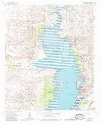 Black Bluffs 1961 topographic map thumbnail