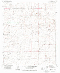 Bledsoe SW 1972 topographic map thumbnail