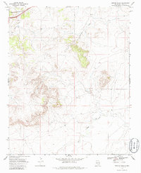 Briscoe Ranch 1968 topographic map thumbnail