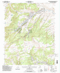 Broke Off Mountain 1995 topographic map thumbnail