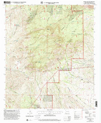 Burro Peak 1999 topographic map thumbnail