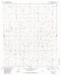 Button Mesa NE 1979 topographic map thumbnail