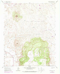 Cabezon Peak 1961 topographic map thumbnail