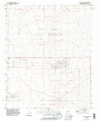 Los Lunas SE 1991 topographic map thumbnail