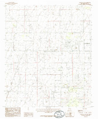 Lovington NW 1985 topographic map preview