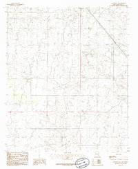 Lovington SE 1985 topographic map thumbnail