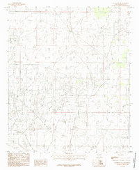 Lovington SW 1985 topographic map thumbnail