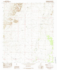 Magdalena Gap 1985 topographic map thumbnail