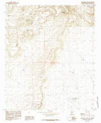 Magdalena Peak 1985 topographic map thumbnail