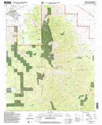 Magdalena 1995 topographic map thumbnail