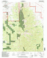 Magdalena 1995 topographic map thumbnail