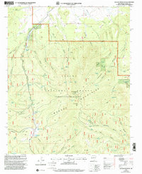 Mangas Mountain 1999 topographic map thumbnail