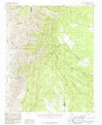 Manzano Peak 1986 topographic map thumbnail