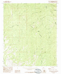 Maverick Mountain 1985 topographic map thumbnail