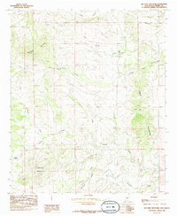 Mc Clede Mountain 1985 topographic map thumbnail