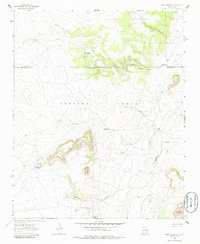 Mesa Cherisco 1963 topographic map thumbnail