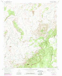 Mesa Cortada 1961 topographic map thumbnail