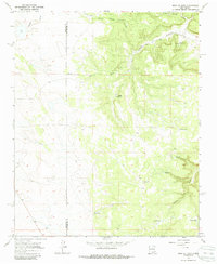 Mesa El Toro 1966 topographic map thumbnail