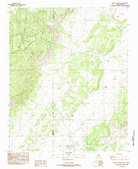 Mesa Gallina 1985 topographic map thumbnail