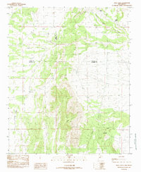 Mesa Sarca 1985 topographic map thumbnail