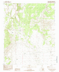 Mesas Mojinas 1985 topographic map thumbnail