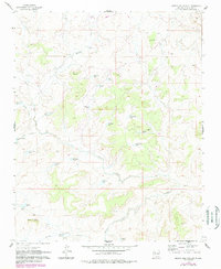 Mesita Del Gavilan 1961 topographic map thumbnail